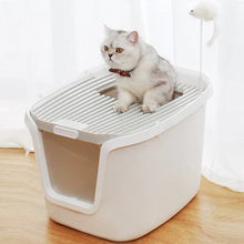 Load image into Gallery viewer, Seamless Molded Cat Litter Box with Scoop
