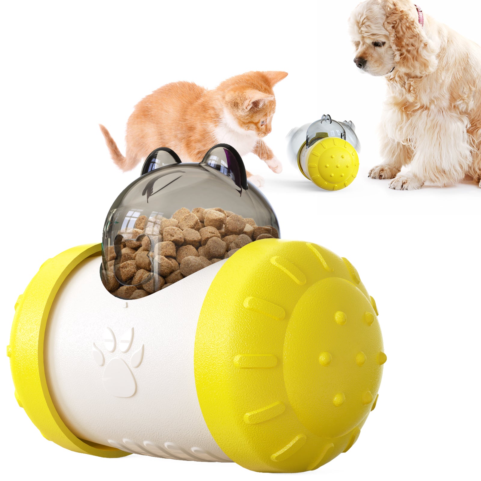 Balanced Rotating Food/Treats Dispensing Toy – HANAMYA